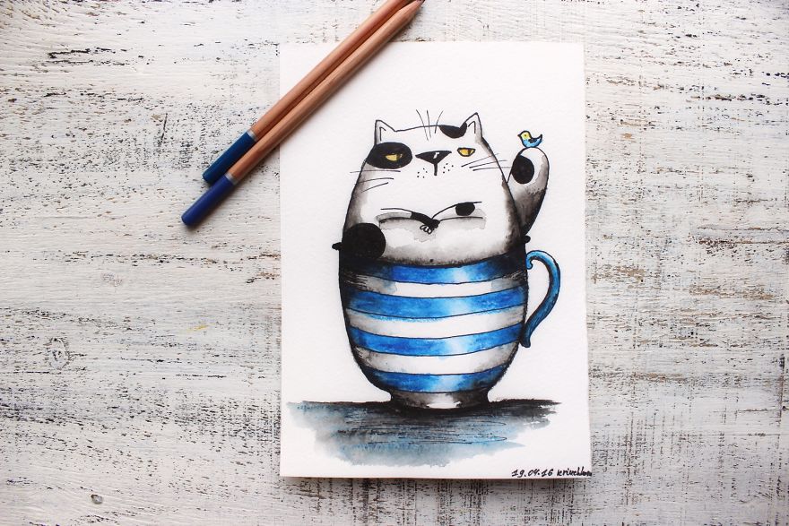 I Make Funny Cat Portraits