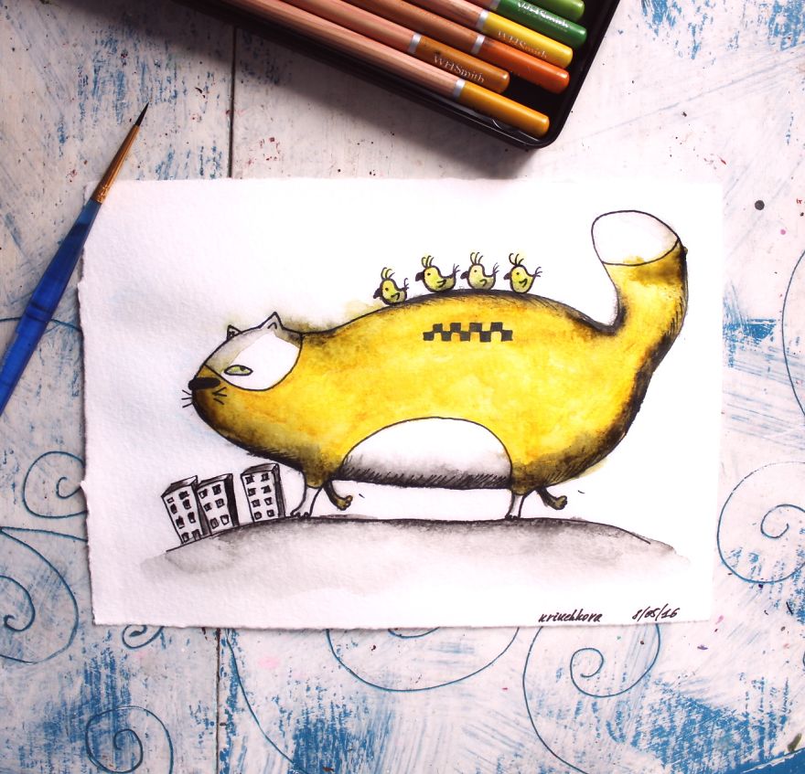 I Make Funny Cat Portraits