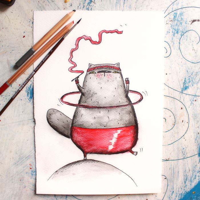 I Make Funny Cat Portraits