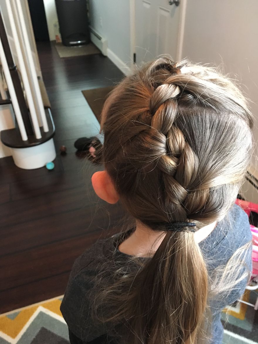 I Give My Daughter Pinterest Hairstyles Every Morning Before School (continued #2)