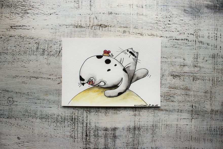 I Make Funny Cat Portraits