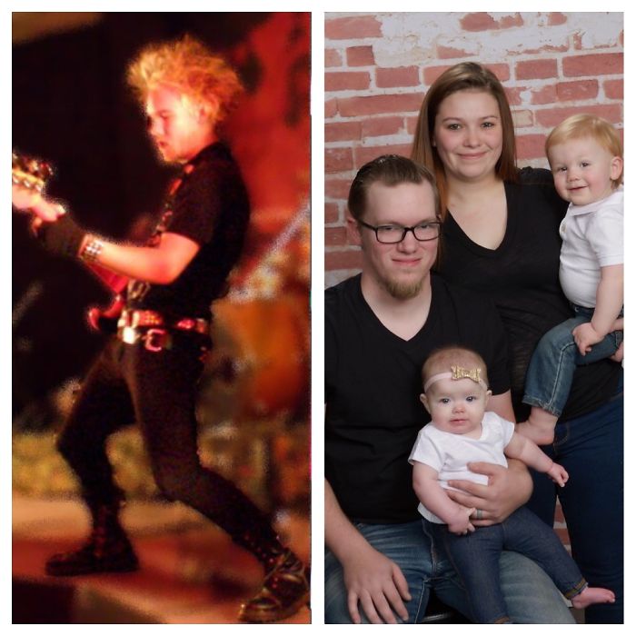 Punk Rock Self (2007ish?) Family Self (2017)