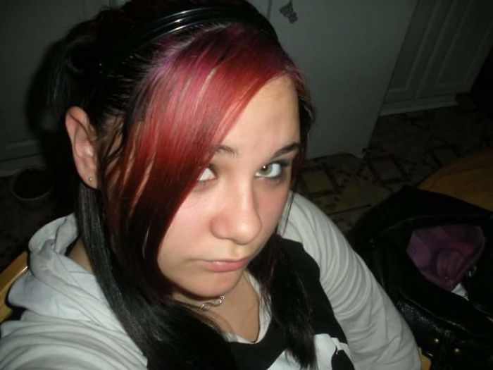 First Photo Is From 2010 And The Second Is From 2017. Not Too Much Rebel Stage, More Piercings And My Son And Husband:)