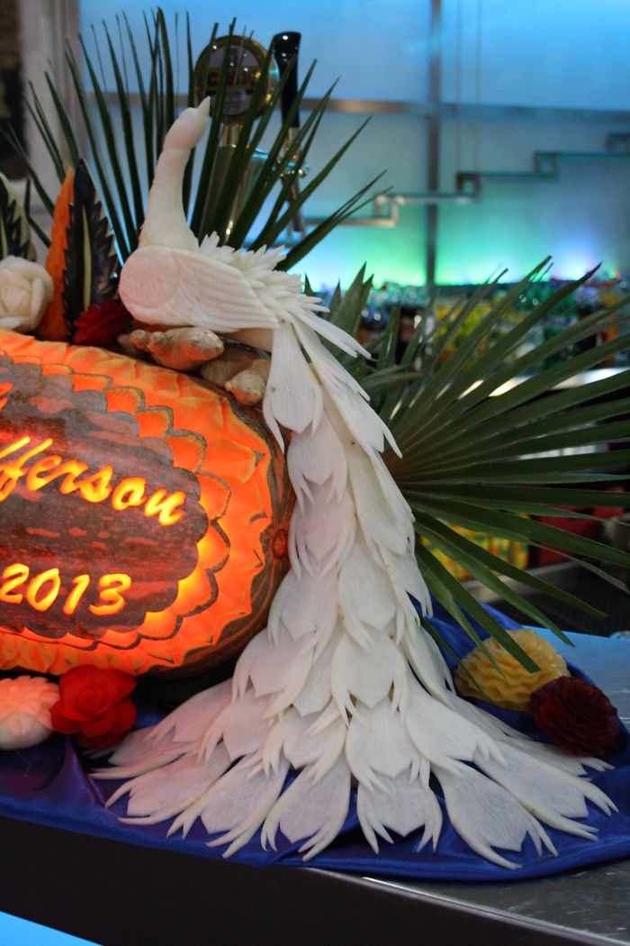Carvings From Fruit And Vegetables