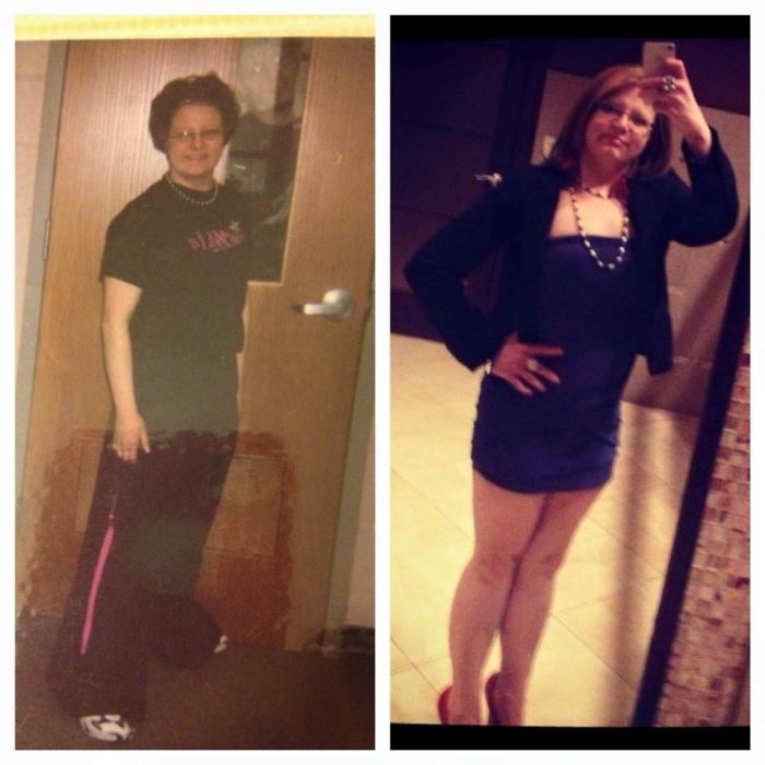 On The Left Is Me, Senior Year 2002, Depressed, "punk" Yeah Right... On The Right Is Me At 30, Nurse And Adulting. Now 33, Have 10 Tattoos And Working On More. Still A Nurse Working Toward My Masters Degree. Thank God For Change!