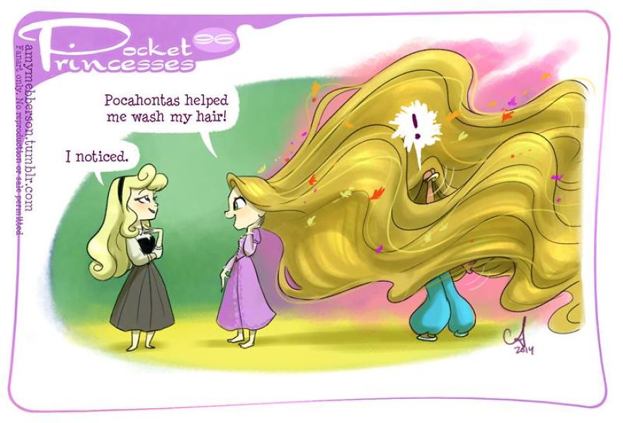 If You Love Disney Princesses, These Mini Comics Will Make You Smile