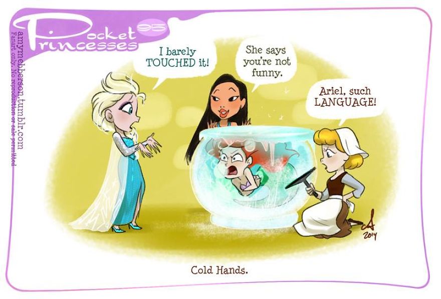 If You Love Disney Princesses, These Mini Comics Will Make You Smile