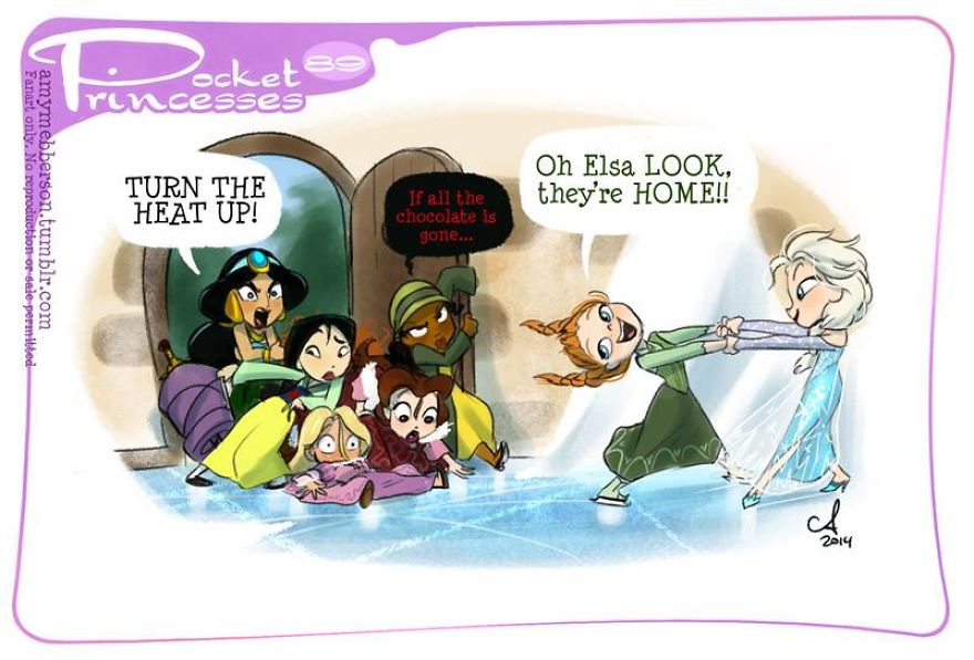 If You Love Disney Princesses, These Mini Comics Will Make You Smile