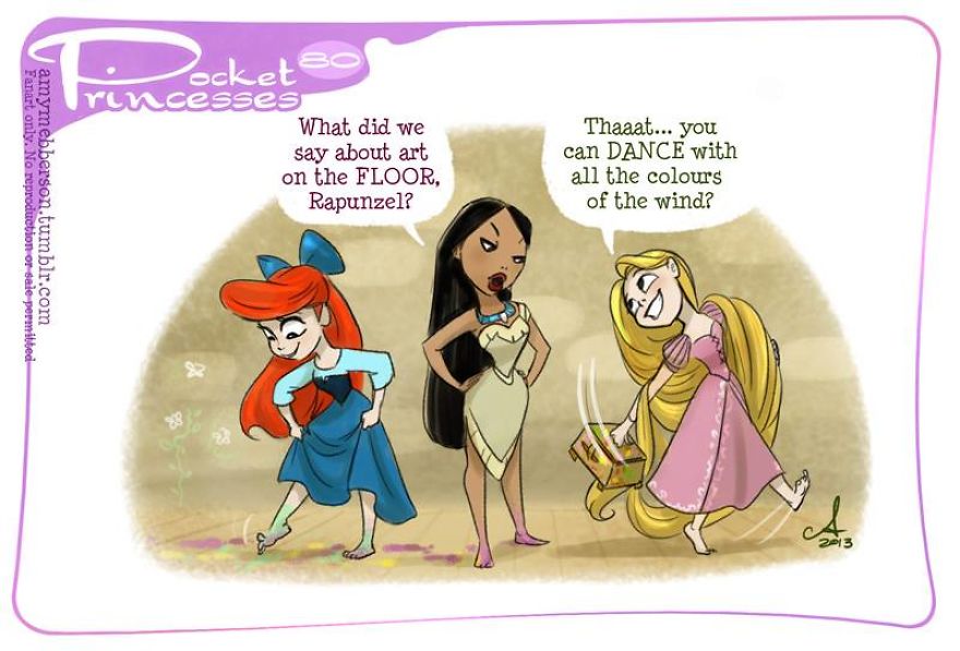 If You Love Disney Princesses, These Mini Comics Will Make You Smile
