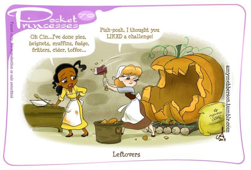 If You Love Disney Princesses, These Mini Comics Will Make You Smile