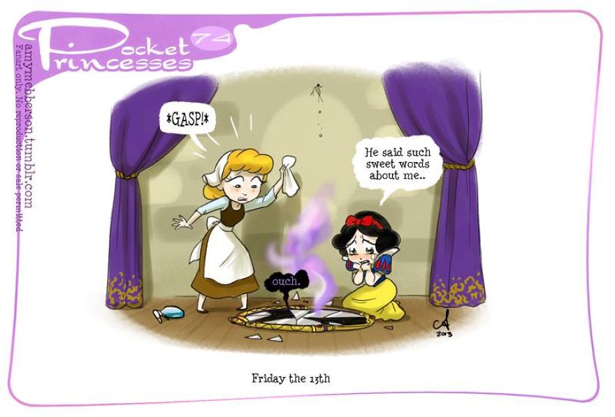 If You Love Disney Princesses, These Mini Comics Will Make You Smile