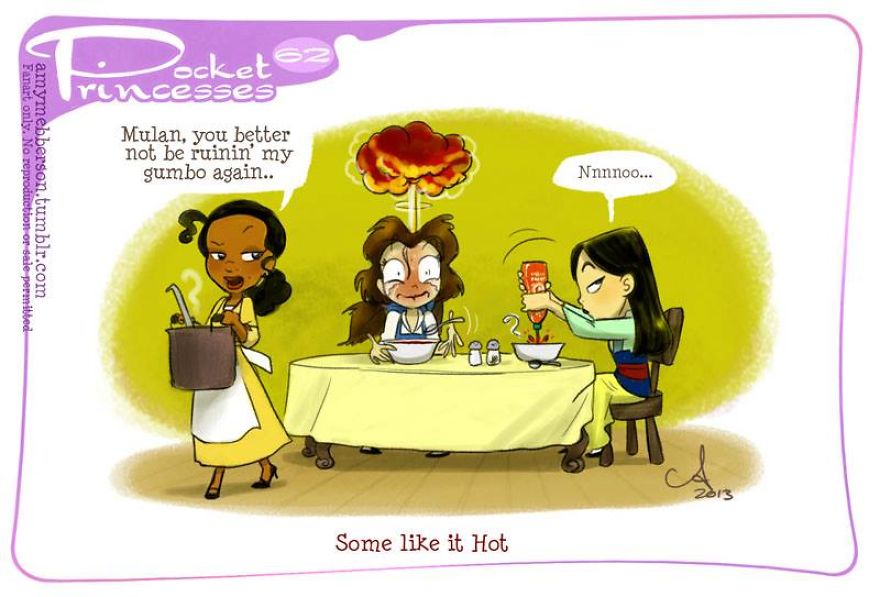 If You Love Disney Princesses, These Mini Comics Will Make You Smile