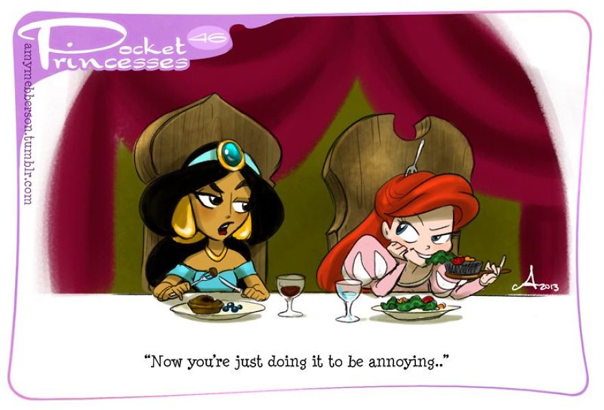 If You Love Disney Princesses, These Mini Comics Will Make You Smile