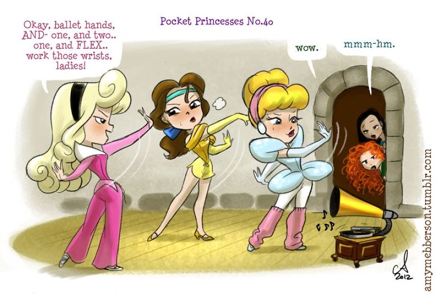If You Love Disney Princesses, These Mini Comics Will Make You Smile