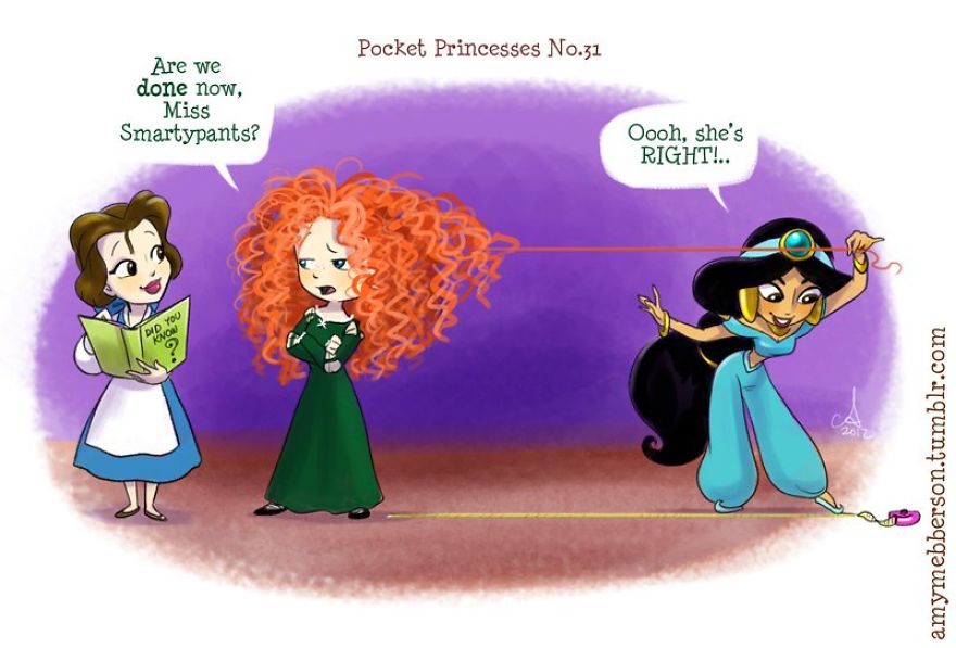 If You Love Disney Princesses, These Mini Comics Will Make You Smile