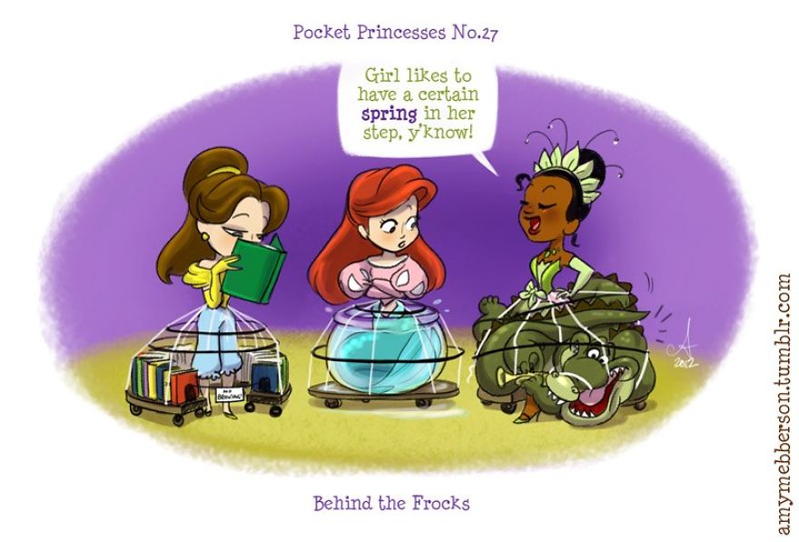 If You Love Disney Princesses, These Mini Comics Will Make You Smile