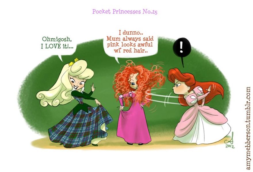 If You Love Disney Princesses, These Mini Comics Will Make You Smile