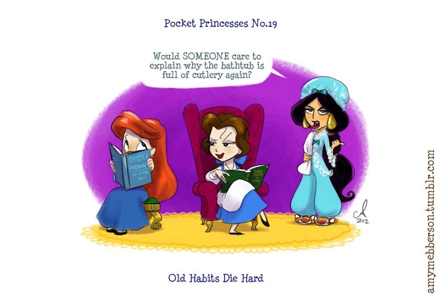 If You Love Disney Princesses, These Mini Comics Will Make You Smile