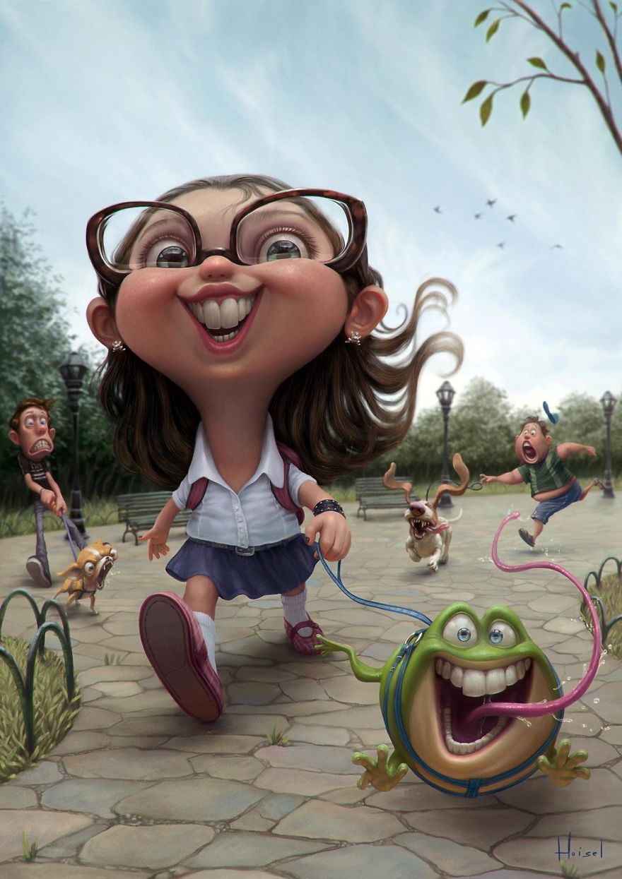 Adorable Character Illustrations By Tiago Hoisel Adorable Character Illustrations By Tiago Hoisel