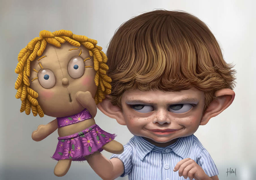 Adorable Character Illustrations By Tiago Hoisel