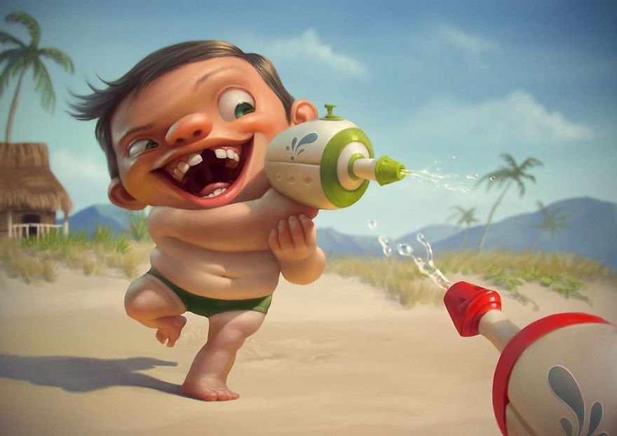 Adorable Character Illustrations By Tiago Hoisel