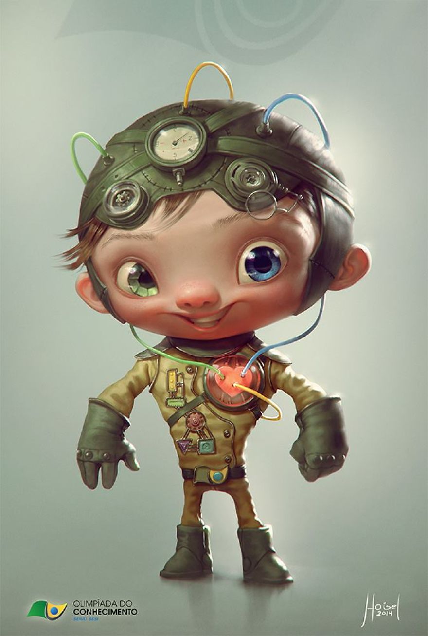 Adorable Character Illustrations By Tiago Hoisel