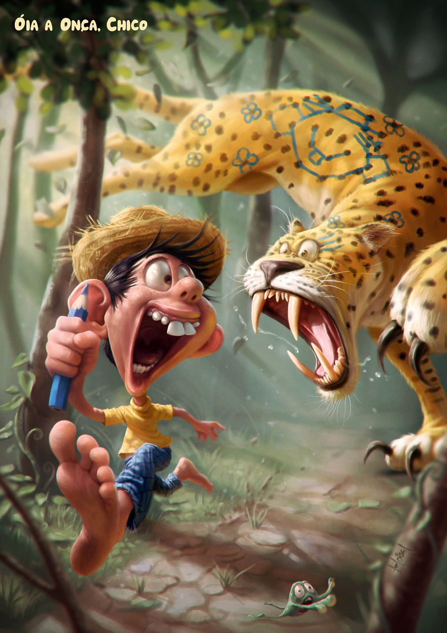 Adorable Character Illustrations By Tiago Hoisel