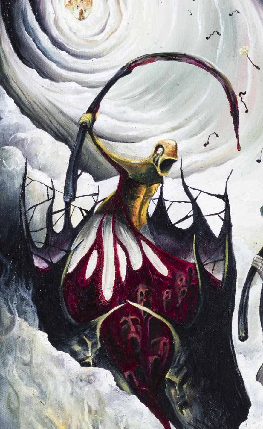 It Took Me 18 Months To Create This Impressive 2x3 Meter Sculpture Of The Book Of Revelations