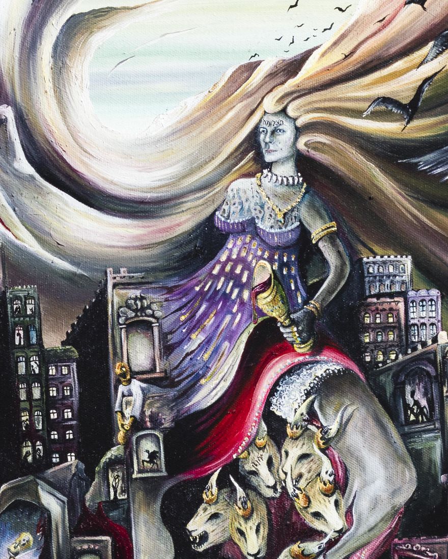 It Took Me 18 Months To Create This Impressive 2x3 Meter Sculpture Of The Book Of Revelations