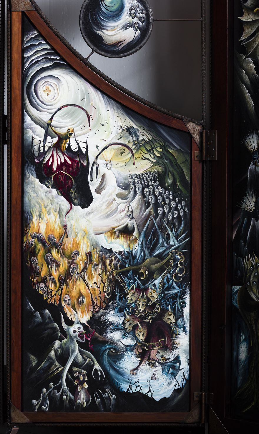 It Took Me 18 Months To Create This Impressive 2x3 Meter Sculpture Of The Book Of Revelations