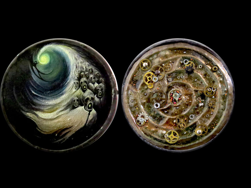 It Took Me 18 Months To Create This Impressive 2x3 Meter Sculpture Of The Book Of Revelations