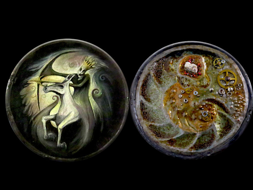 It Took Me 18 Months To Create This Impressive 2x3 Meter Sculpture Of The Book Of Revelations