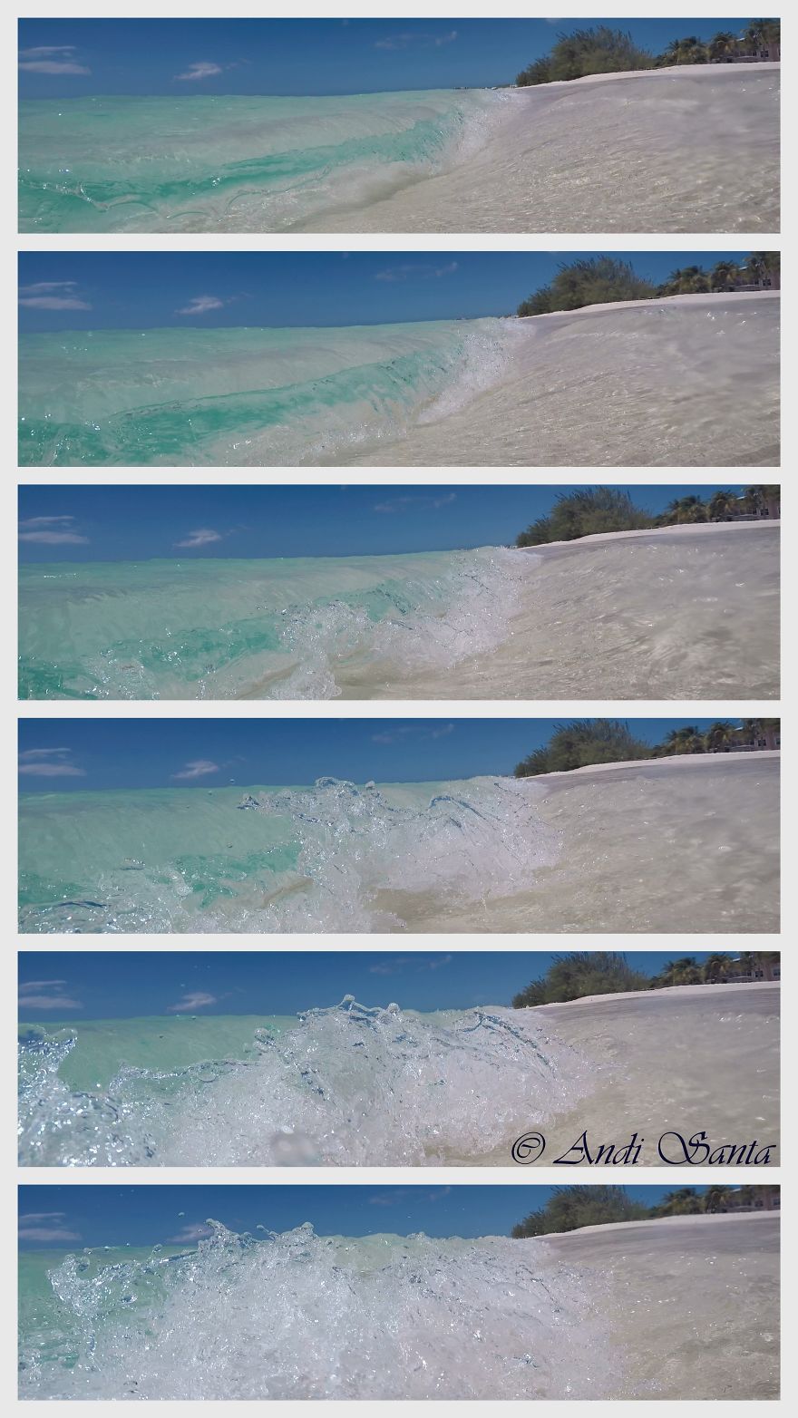 Caribbean Beach Waves
