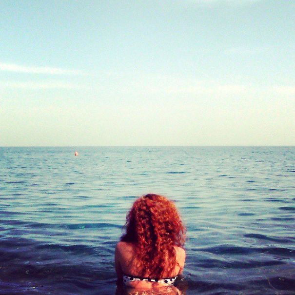 I Turn My Back To The Camera When I See Something Beautiful