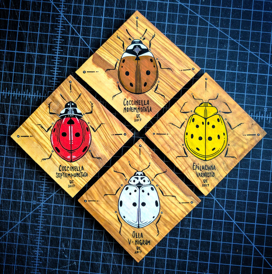 I Paint Insects On Cutting Boards