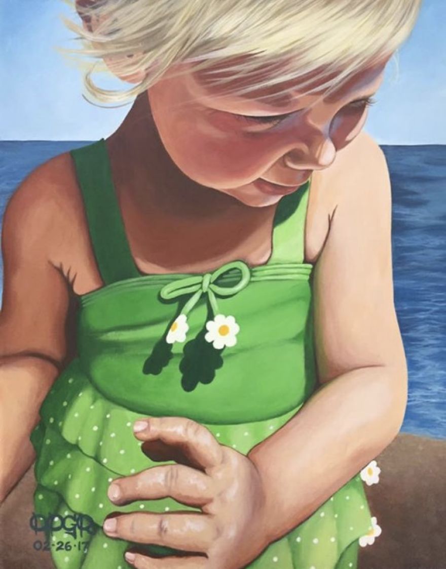 I Create Realistic Paintings Using Different Techniques