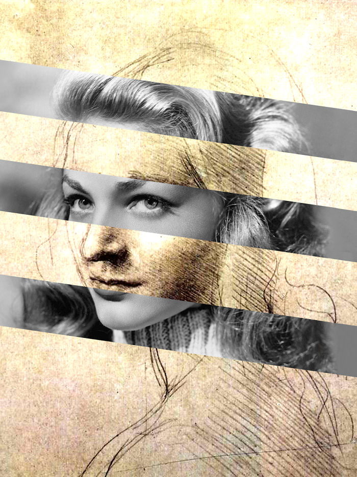 Leonardo Da Vinci's "head Of A Woman" And Lauren Bacall