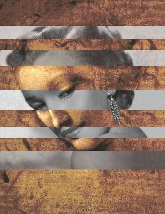 Leonardo's Head Of A Woman And Marylin Monroe