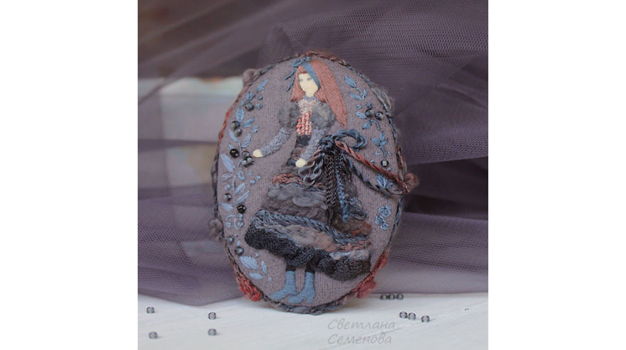 Light Of Sweet Windows: Comfy Brooches By Svetlana Semenova Light Of Sweet Windows: Comfy Brooches By Svetlana Semenova