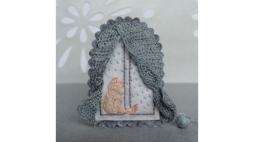 Light Of Sweet Windows: Comfy Brooches By Svetlana Semenova Light Of Sweet Windows: Comfy Brooches By Svetlana Semenova