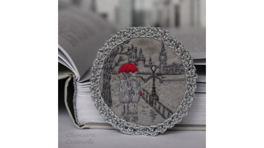 Light Of Sweet Windows: Comfy Brooches By Svetlana Semenova