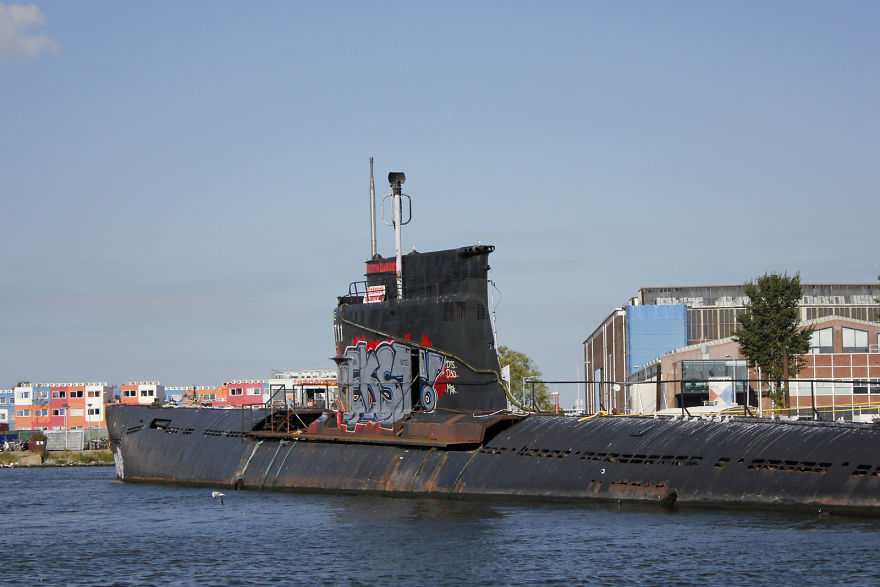 Inside Old Soviet Submarine In Amsterdam