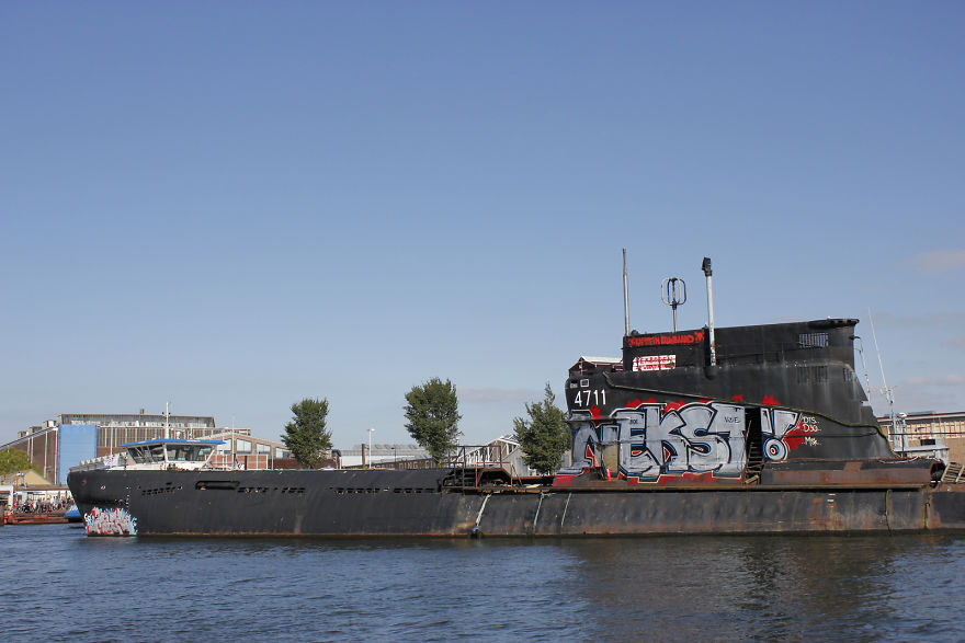 Inside Old Soviet Submarine In Amsterdam