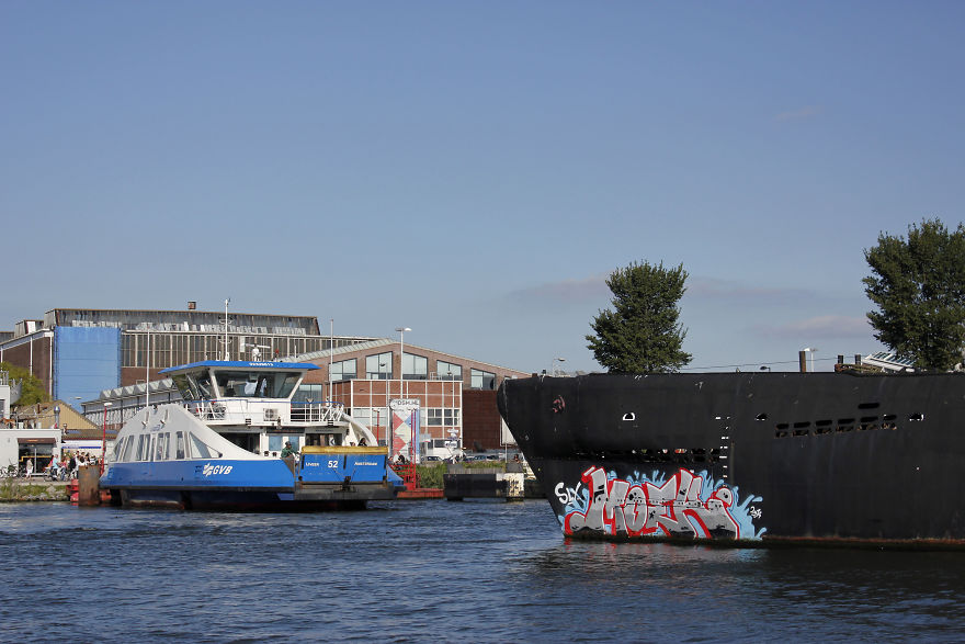 Inside Old Soviet Submarine In Amsterdam