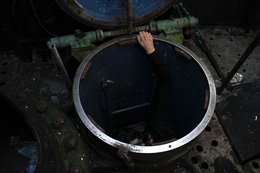 Inside Old Soviet Submarine In Amsterdam