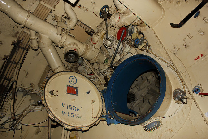 Inside Old Soviet Submarine In Amsterdam