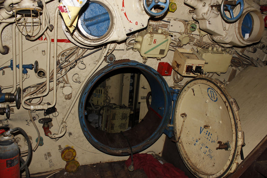 Inside Old Soviet Submarine In Amsterdam