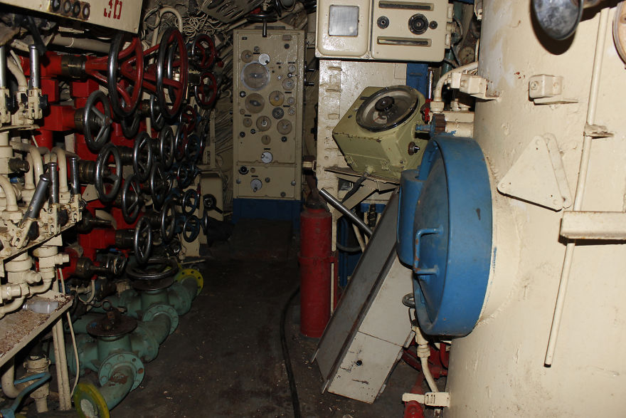 Inside Old Soviet Submarine In Amsterdam