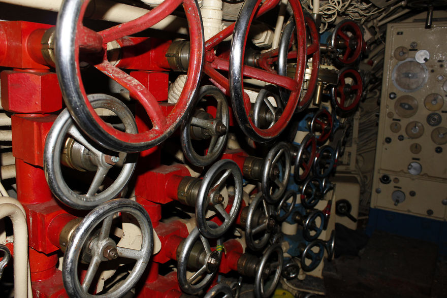 Inside Old Soviet Submarine In Amsterdam