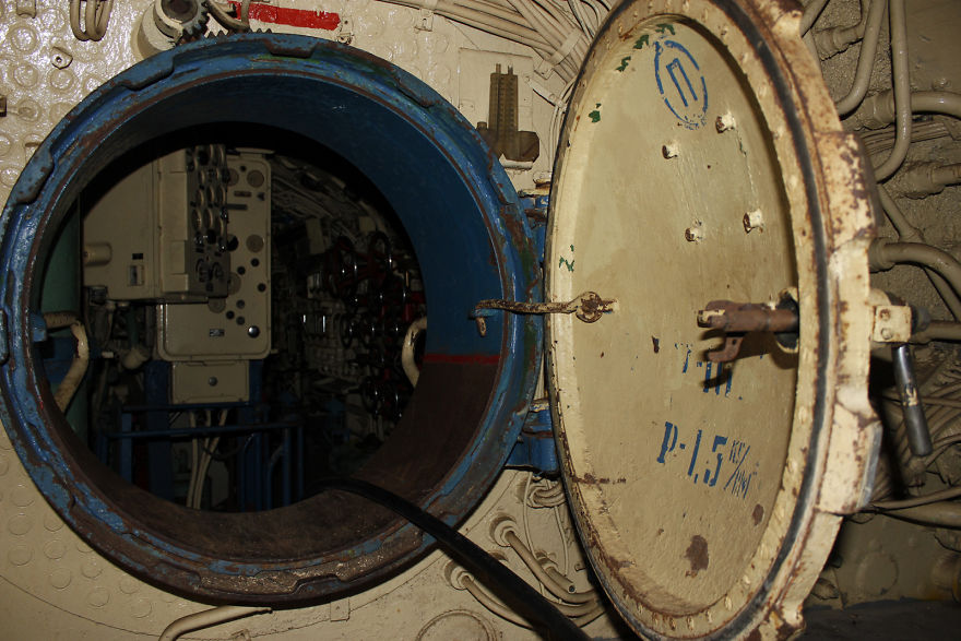 Inside Old Soviet Submarine In Amsterdam